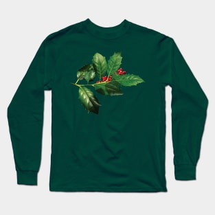 Sprig of Holly Long Sleeve T-Shirt